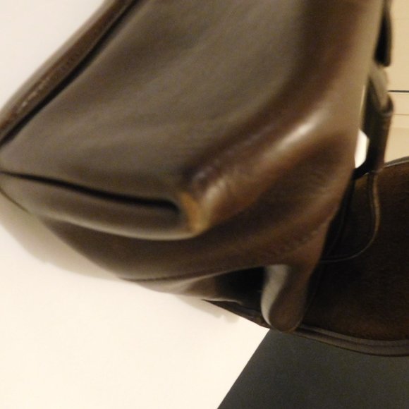 COACH Vintage 9960 Dark Brown Leather Dayback/Backpack—A8I-9960 - Picture 9 of 10